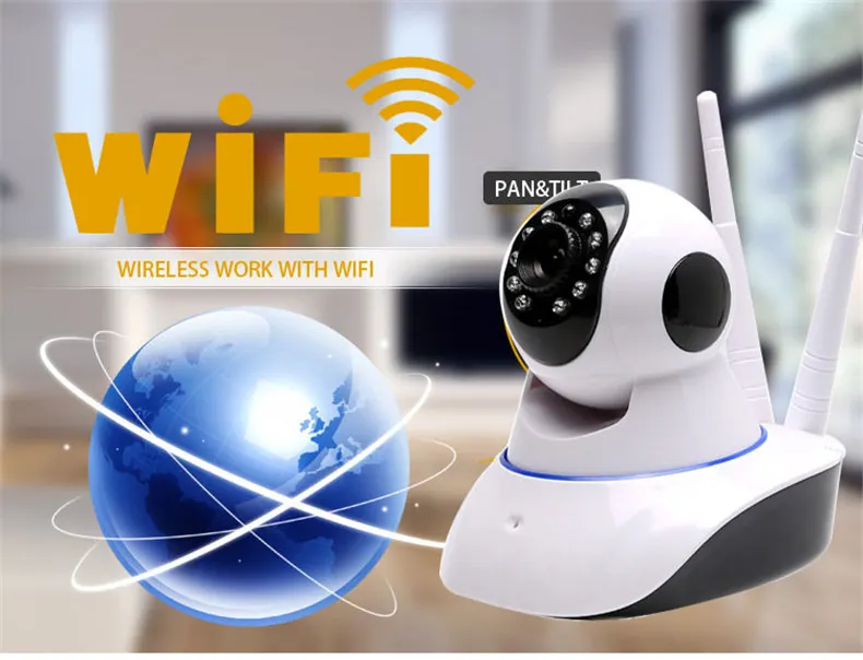 CUMULOUS WiFi IP Camera Baby Monitor Wireless HD 960P Home Security Camera Wi-Fi P2P Two-Way Audio IR Night Vision Network CCTV-09