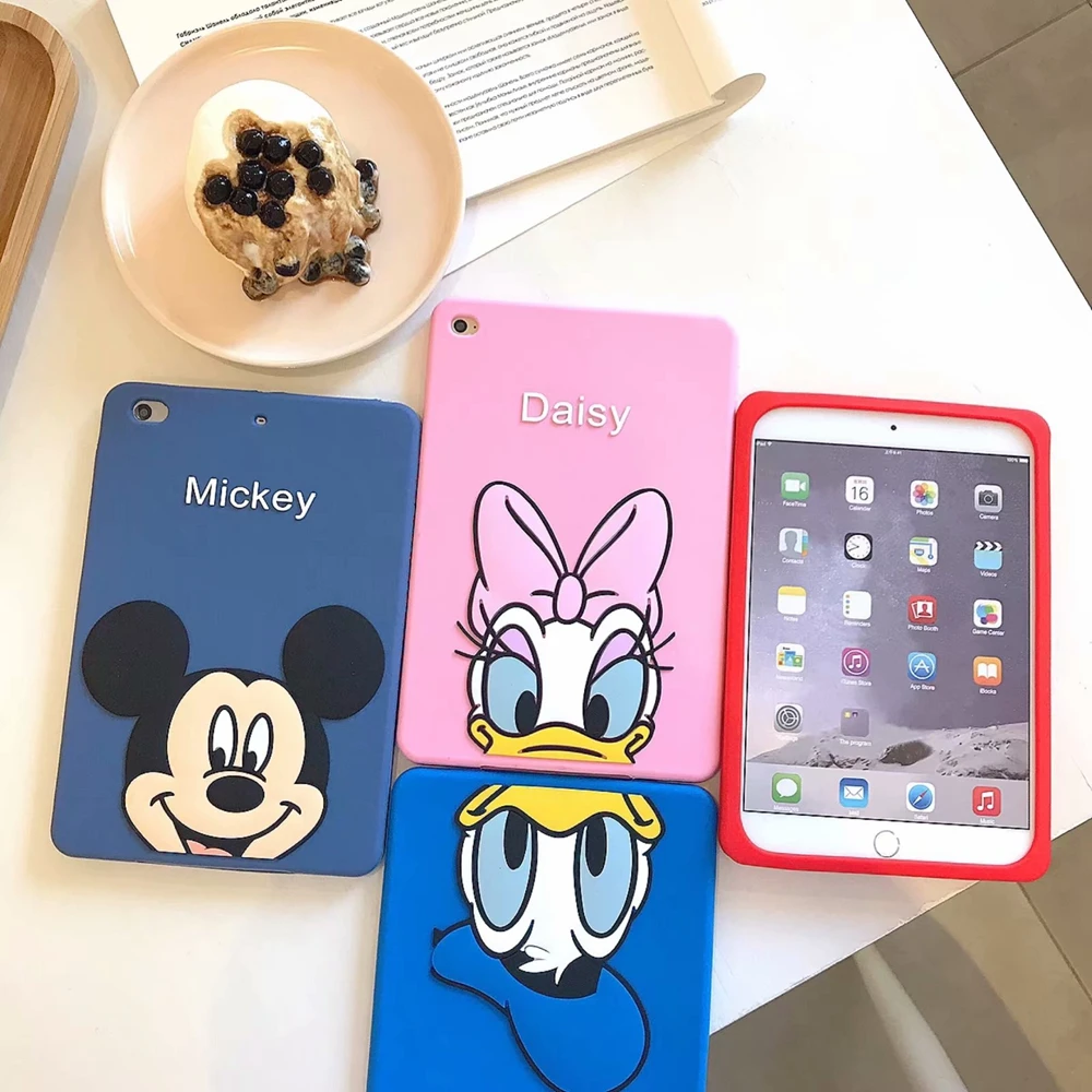 Силиконовый чехол с объемным рисунком для iPad Mini 5 2019 mini 4 1 2 3 маргариткой Микки и