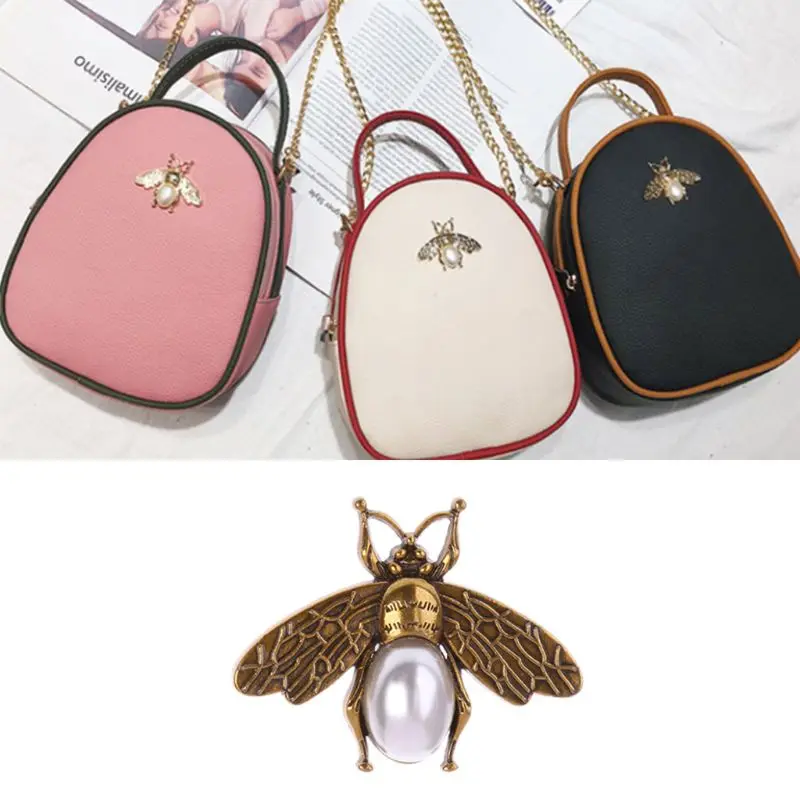 

Bee Metal Bag Decoration for DIY Shoulder Bags Casual Tote Messenger Accessories