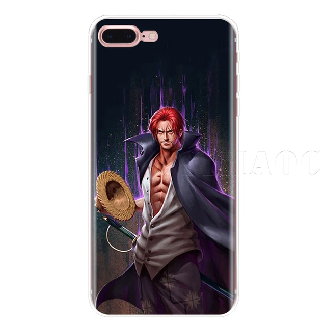 YIMAOC One Piece Shanks Soft Silicone Case for iPhone XS Max XR X 8 7 6