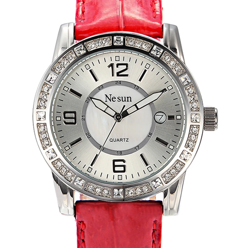 

Women's Watches NESUN Switzerland Luxury Brand Japan Quartz MOVT Women Diamond Wristwatches Waterproof Relogio Feminino N6261-3