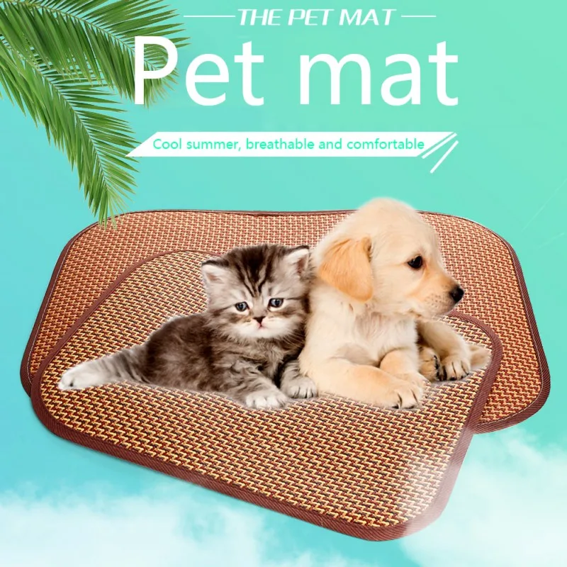 

Pet Summer Mat Dog Cat Sleeping Mat Practical Durable Eco-friendly Round Shape Mat Heat Relief Cushion Cooling Seat Pad Mattress