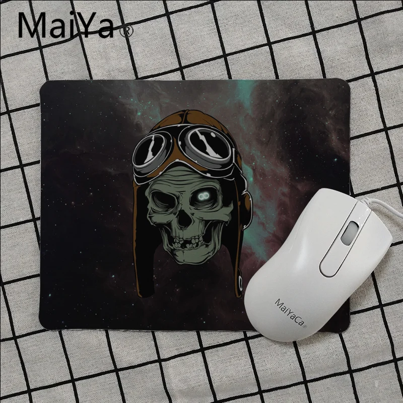 No Lock Edge18x22cm Maiya, Высокое Качество, Классический Скелет, Череп, клавиатура, игровые коврики для мыши,,, игровой коврик для мыши - Цвет: No Lock Edge18x22cm