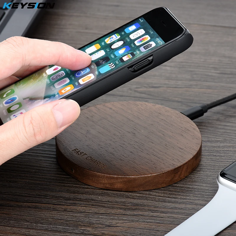 Чехол для беспроводного зарядного устройства KEYSION iPhone 7 Plus 6 6s качественный