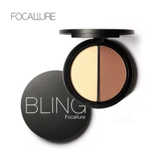 New Makeup Blush Bronzer &Highlighter 2 Diff Color Concealer Bronzer Palette Comestic Make Up by Focallure