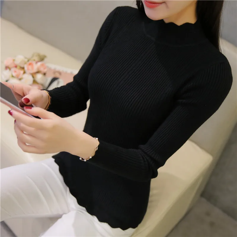OHCLOTHING Новый Модный женский весенне осенний кружевной пуловер свитер с длинным
