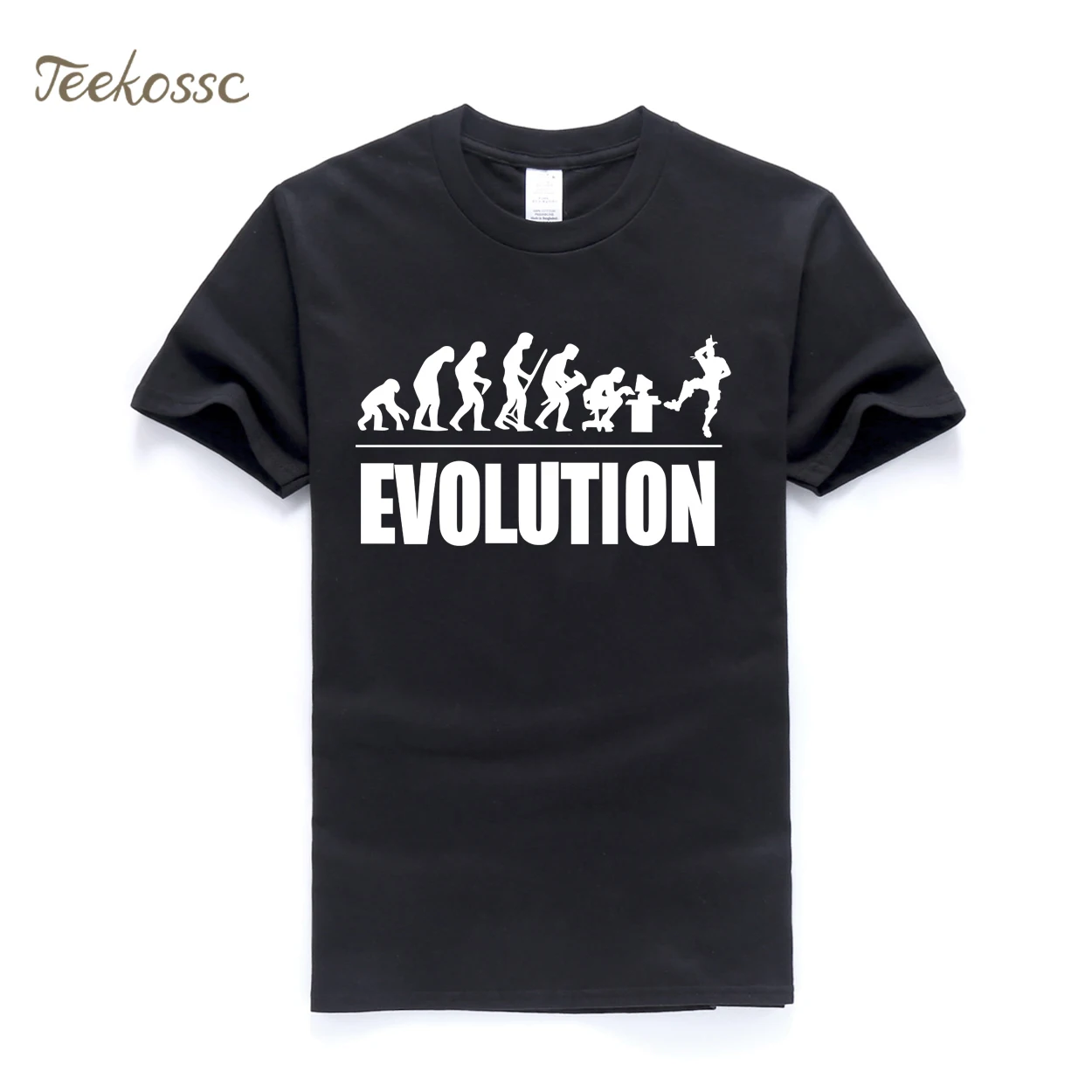 Tshirt Men Evolution Battle Royale T Shirt 2018 Summer Tops Tee Cotton T Shirt Camiseta Hombre 