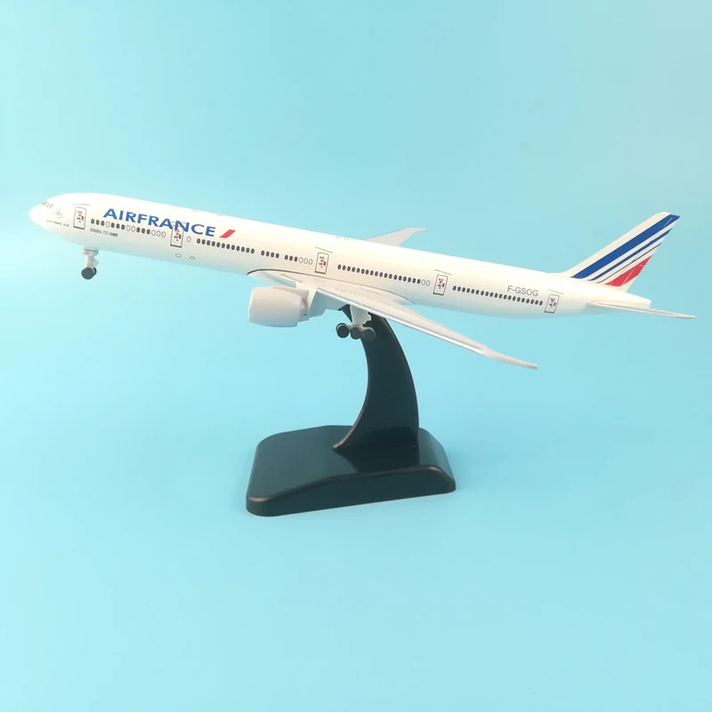 

JASON TUTU Plane Model Airplane Model AIR FRANCE Boeing 777 Aircraft Model 1:200 Diecast Metal 20cm Airplanes Plane Toy Gift