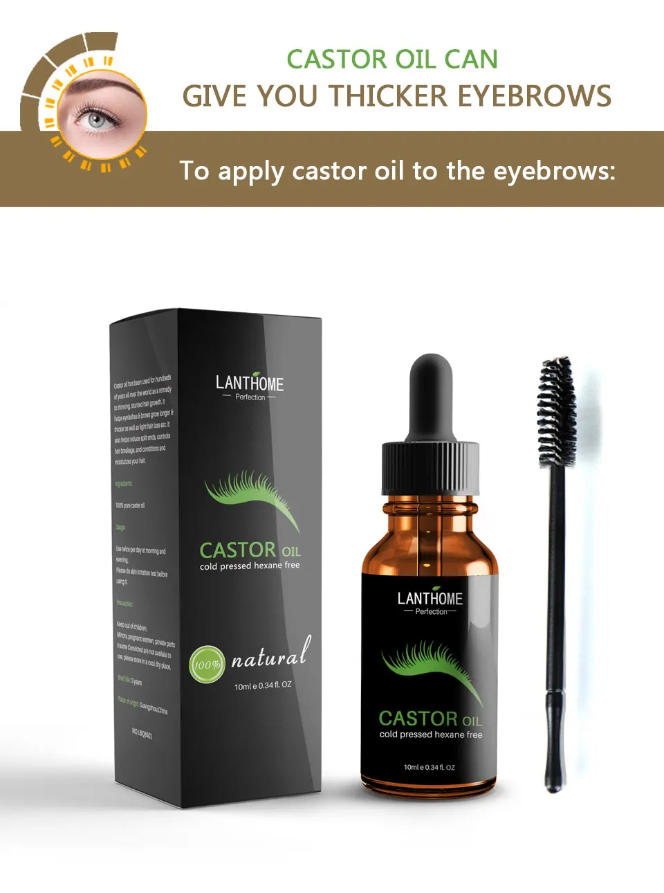 Castor Oil Hair Growth Serum