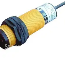 Фотоэлектрический датчик, E3F3-DS50N1, силовые Транзисторы NPN, 3-wire НЕТ, диаметр 30 мм, диффузный отражающего типа, инфракрасный переключатель
