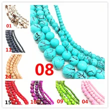 4/6/8/10 мм шикарный Стекло Свободные Spacer Шарм бусины с узором "сделай сам" для изготовления ювелирных изделий