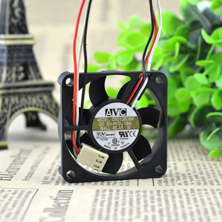 New original 50 * 50 * 10 ultra thin ultra quiet CPU fan 5CM Centimeter