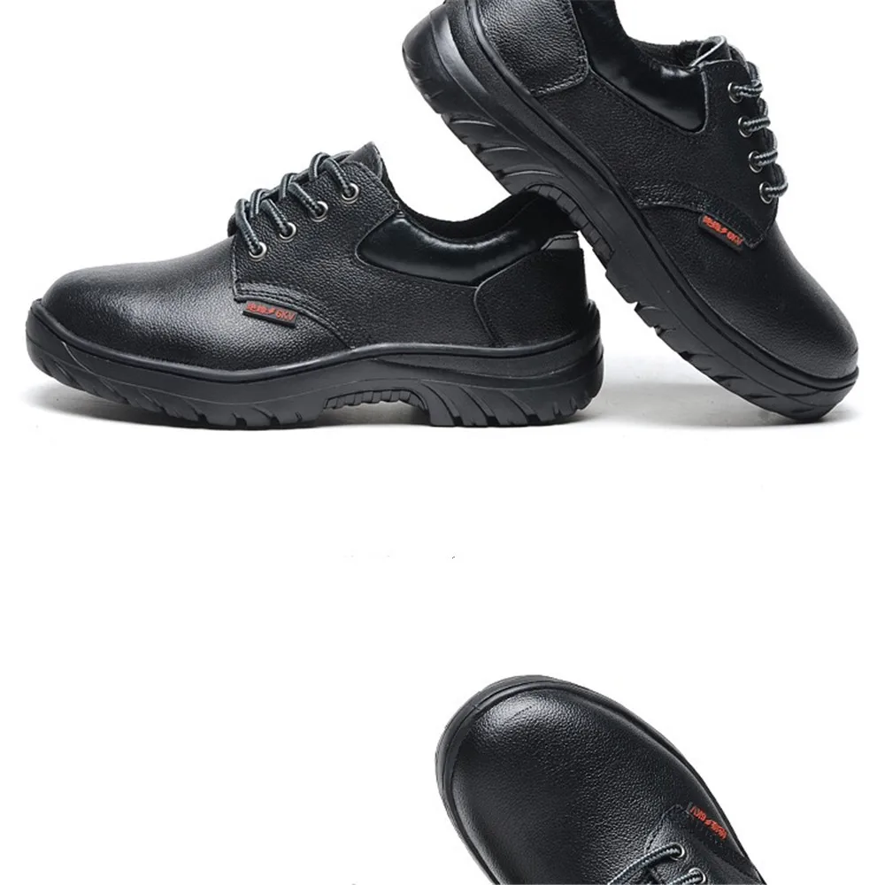 Dewbest/Защитные рабочие ботинки со стальным носком; противоскользящие классические мужские рабочие ботинки со стальным Проколом
