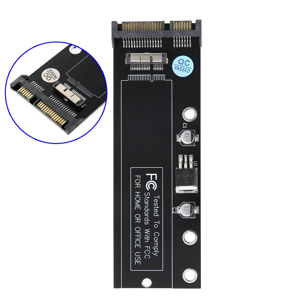 High Quality 12 6 Pin SSD HDD to SATA Hard Drive Replacement Adapter for font b