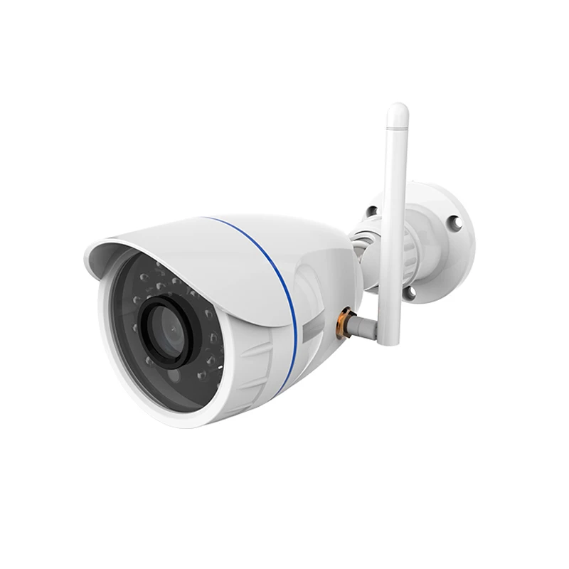 

. Outdoor Waterproof WiFi IP Camera Wireless HD 720P Network Night Vision CCTV Camera Work with Alexa Echo