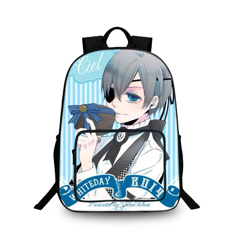 Japan anime Black Butler Backpack Children School Bags Cartoon Teenager