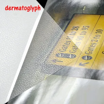 Pellicola per Laminazione a Freddo con Texture in Pelle, Alta Qualità, Formato A4, 50 Fogli/Confezione