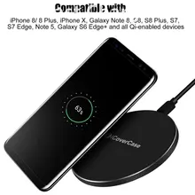 For Samsung Galaxy S8 Fast Wireless Charger Charging Pad Dock Power Case For Samsung S9 S9Plus S8 Plus Note8 Note 8 Qi Accessory