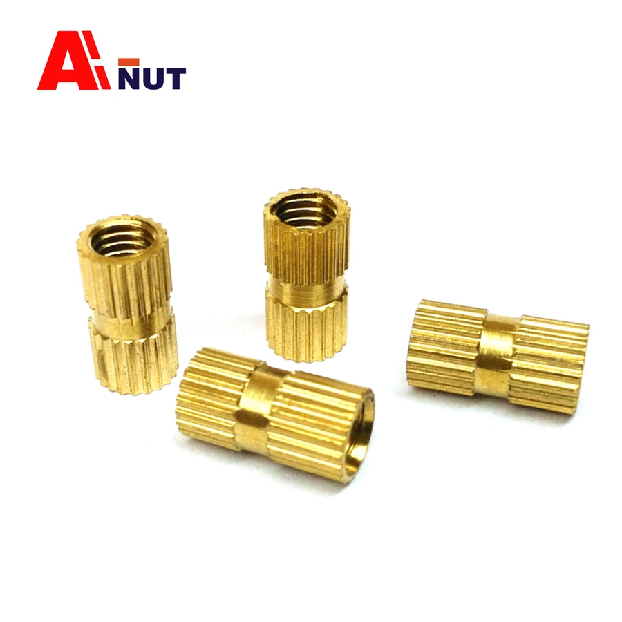 m5 insert nut , precision brass knurled insert nuts , brass insert nut