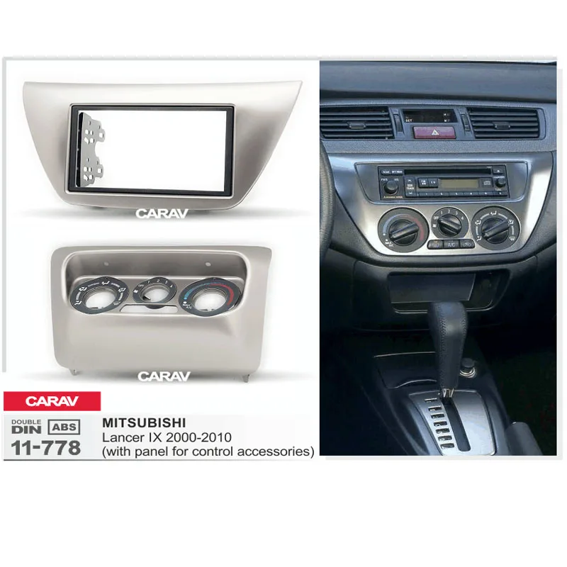 CARAV 11-778 Высокое качество радио фасции для MITSUBISHI Lancer IX 2000-2010 стерео фасции Dash CD отделка установочный комплект