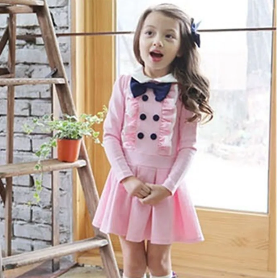 Детская одежда; кружевное платье принцессы с длинными рукавами; новое осеннее платье; Детские платья для девочек