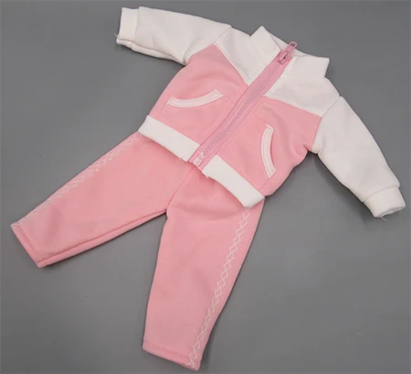 Одежда для кукол 45 см, американская кукла 43 см, аксессуары для новорожденных, модный розовый Повседневный Спортивный костюм - Цвет: M--261