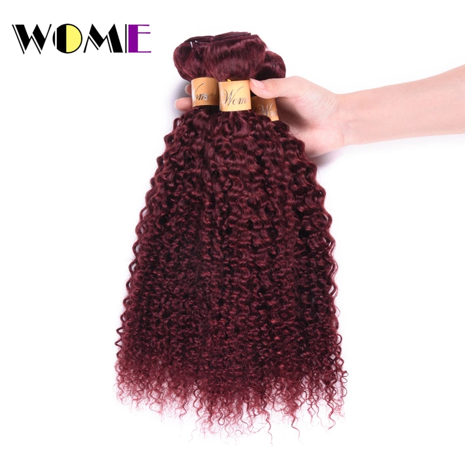 Wome Indian Bundles With Closure #99J Red Wine Color Curly Hair 4 Bundles With 4x4 Lace Closure 100% Human Hair Weave Wome Indian Bundles With Closure #99J Red Wine Color Curly Hair 4 Bundles With 4x4 Lace Closure 100% Human Hair Weave