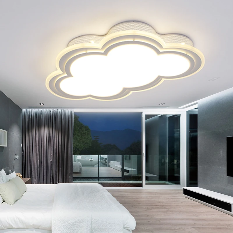

New Lovely Sweety Cloud Creative Ceiling Light For Children's Room Colorful Lamps Bedroom Home Lighting DHL Free
