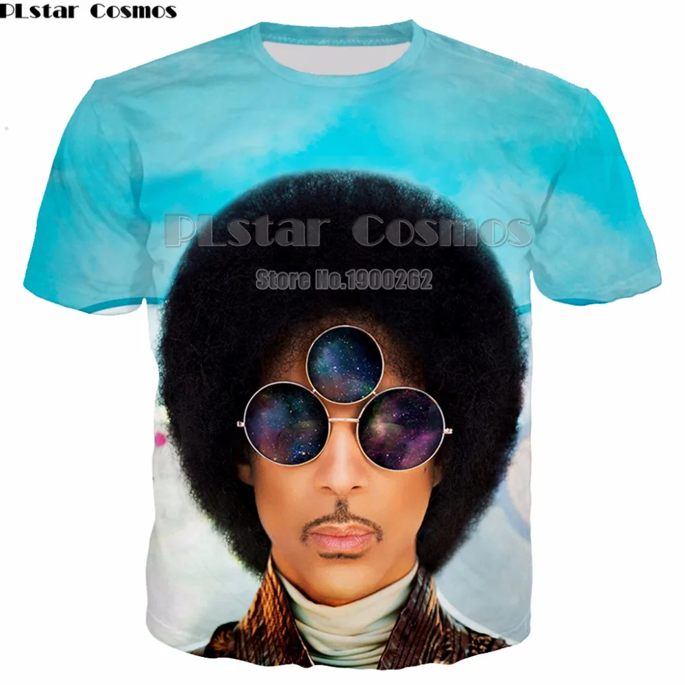 

PLstar Cosmos New Famous Singer Prince Rogers Nelson Printing Tshirt for Women Men 3d Prince T shirt Unisex Summer Tees Tops
