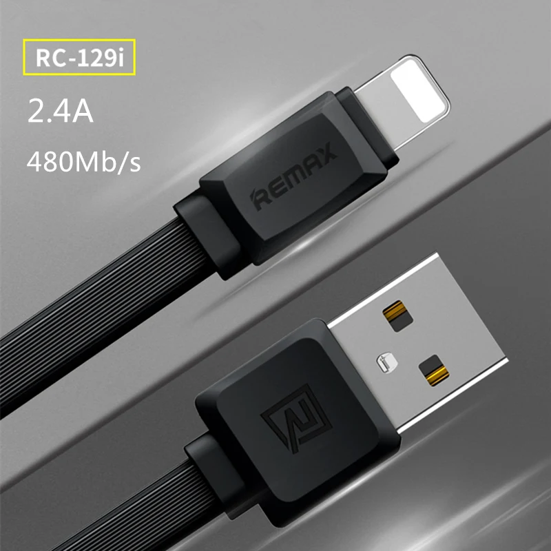 Оригинальные remax кабели для мобильных телефонов 2.4A 1 м прочный кабель для быстрой зарядки передачи данных для xiaomi samsung для iPhone 6 7 8 X