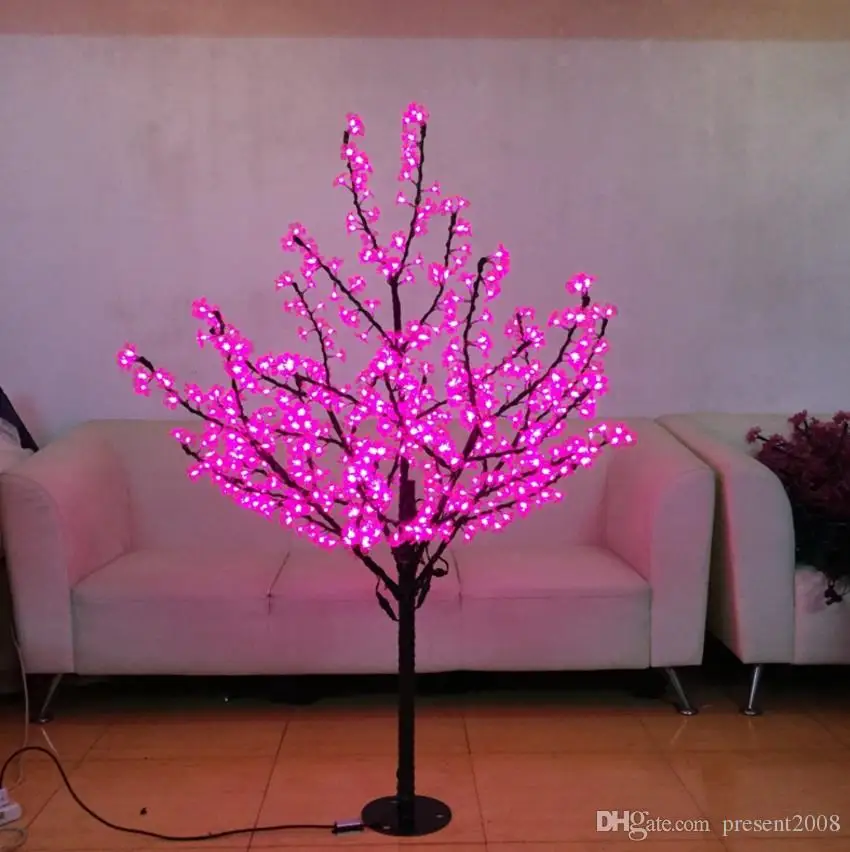 

LED Christmas Light Cherry Blossom Tree 480pcs LED Bulbs 1.5m/5ft Height Indoor Or Outdoor Use Free Shipping Drop Shipping Rainp