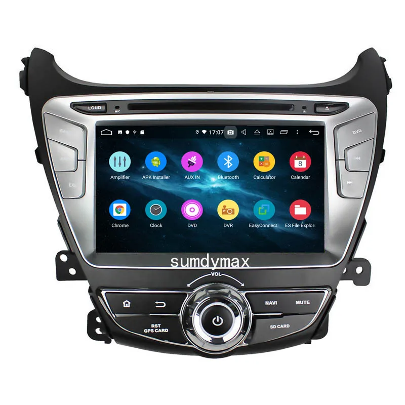 Top For Hyundai Elantra 2014 2015 Android 9.0 octa Core 4GB RAM Car DVD Player GPS Glonass Navi RDS Radio wifi 4G Bluetooth 5