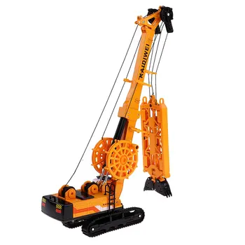 

1:64 Mini Drilling Vehicle 360 Rotating Die-cast Engineering Car Model Educational Toys Birthday Gift for Children Kids Toddler