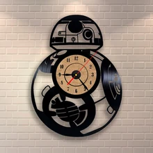 Creative Clock CD Vinyl Record Wall Clock Theme Fashion 3D Hanging Watches