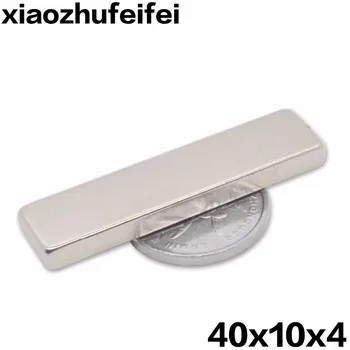 

1pcs Super Strong 40 x 10 x 4 mm Block Bar Magnets Rare Earth Neodymium N35 Permanent magnet 40*10*4 Square magnet 40x10x4mm