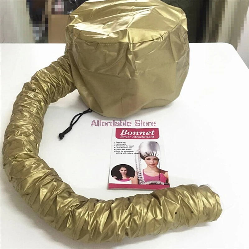 Gold Hair dryer Accessories Attachment Dry Hair Cap Super Long Hair