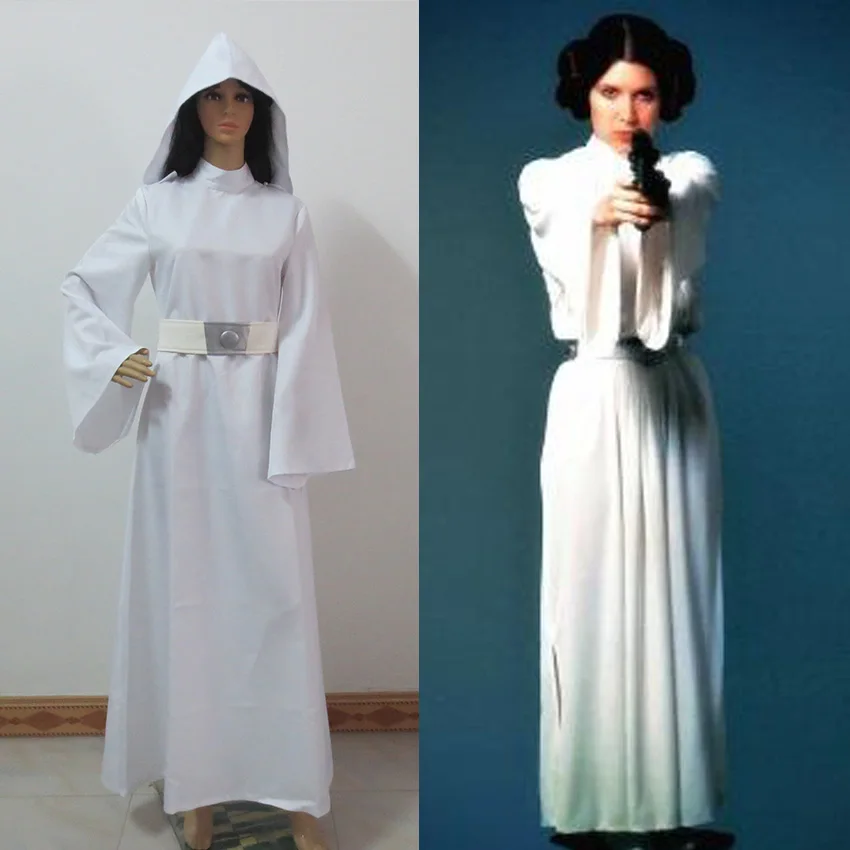 Disfraz Princesa Leia Mujer Vestido Leia Organa Para Niña