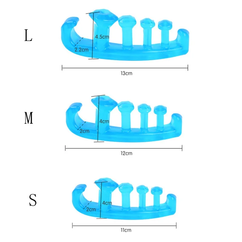 Фитнес защита с Силиконовый разделитель для большого пальца носилки мягкие корректор-разделитель для пальцев боли спортивные аксессуары