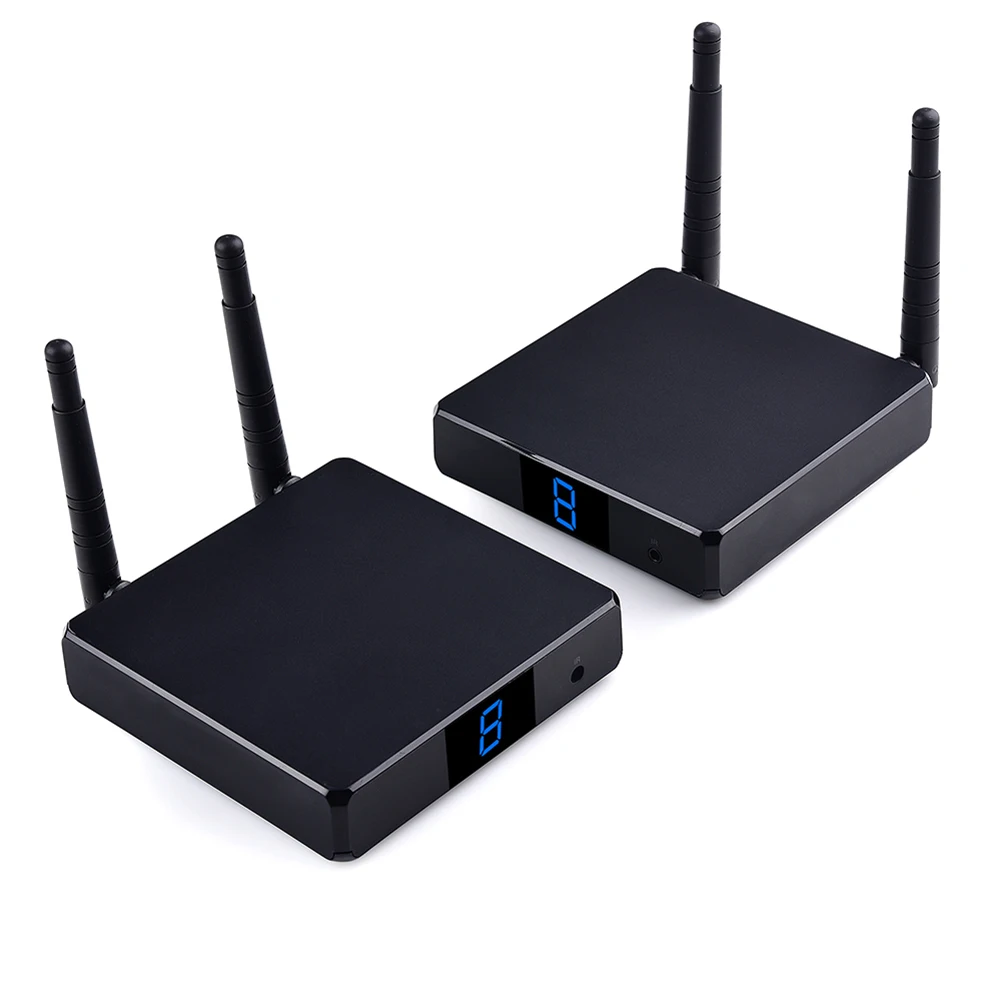 5.8G HD 1080P FHD686 3D Wireless Video AV Transmitter Receiver HDMI Extender Specifications: Digital 2.4G& 5GHz band wireless