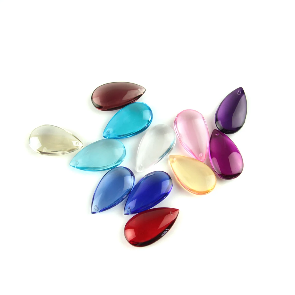 colorido cristal suave waterdrop peças para cortina decoração da sala de estar