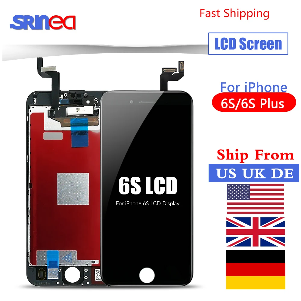 

AAA OEM Display For iPhone 6 S Plus LCD Touch Screen Digitizer For iPhone 6S 6splus LCD Display Assembly Ship From US UK DE