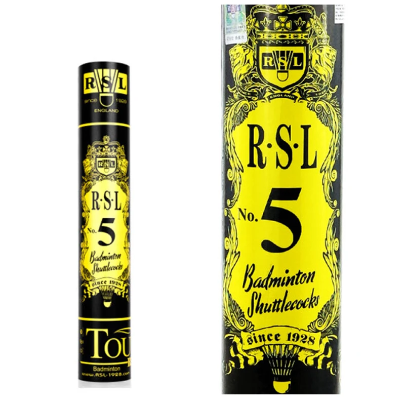 Настоящий Волан для бадминтона Rsl No.4 No.5 No.6 No.7 высокое качество с утиным пером мяч