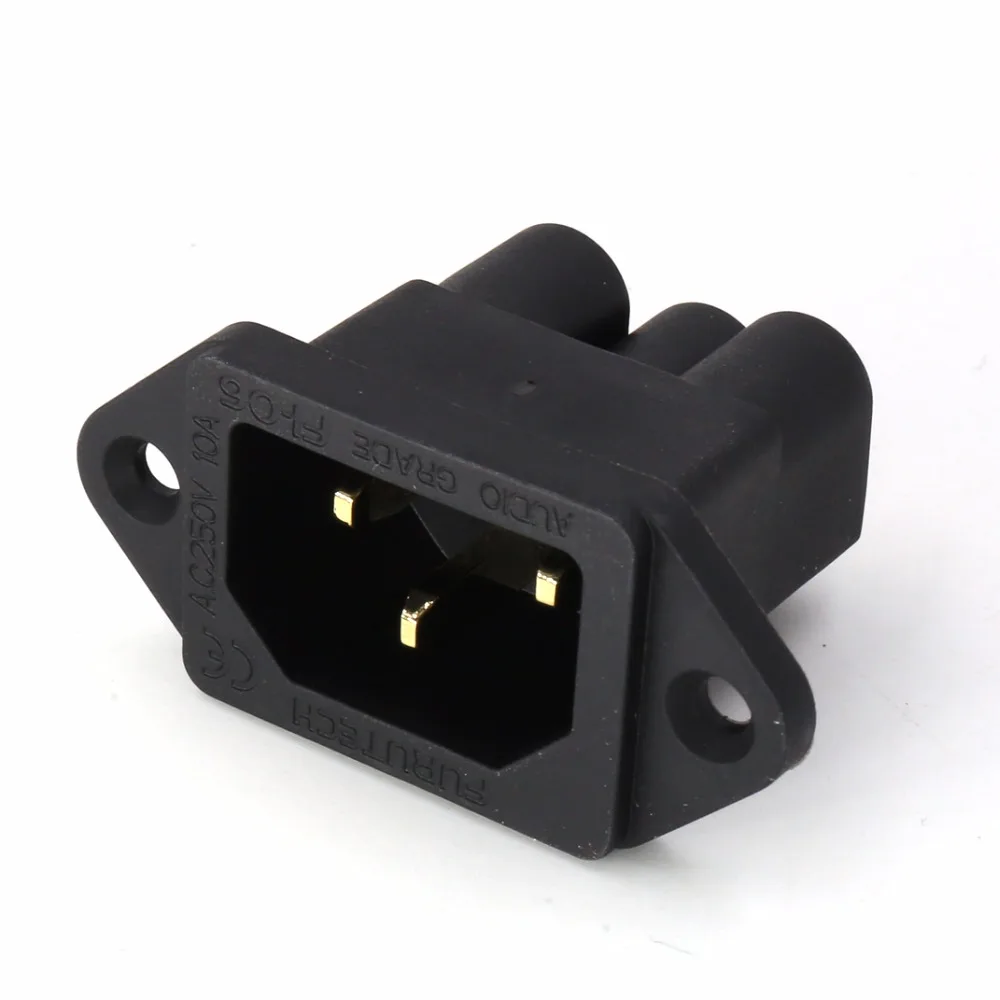 2 шт. входная розетка из чистой меди с золотым покрытием HIFI|viborg audio|power cord audioaudio power |