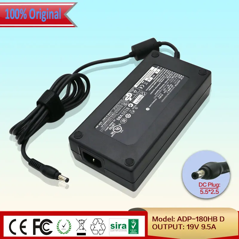 Original 19V 9.5A 180W 5.5-2.5mm ADP-180HB D AC Adapter Charger For Asus ROG G701 G75VX G46VX G55VW G75VW N56VZ N73SM laptop | Компьютеры