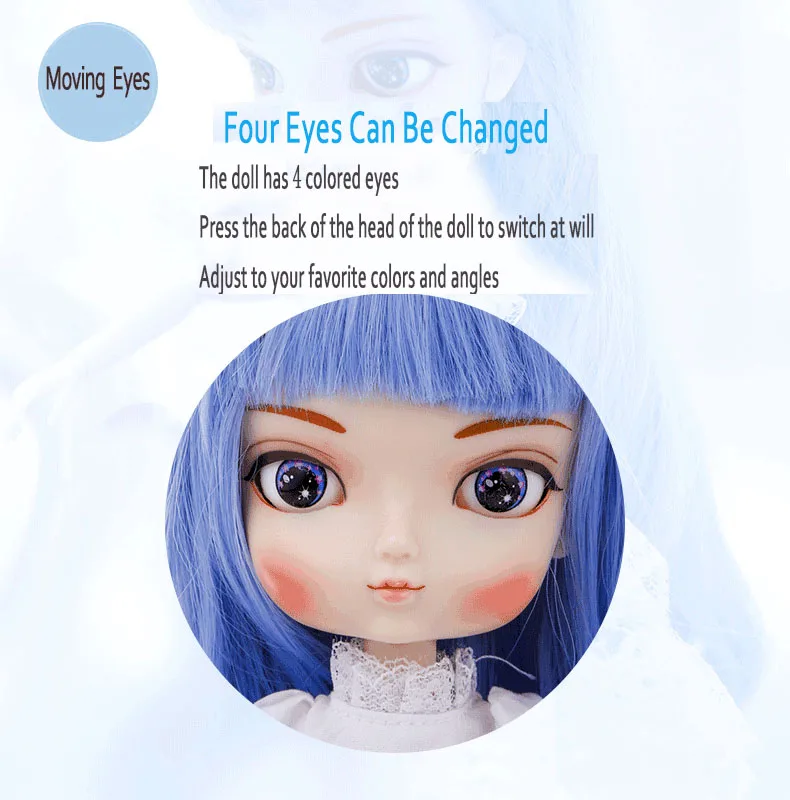 DIY подвижные Refittable 35 см 1/6 Bjd Sd Bbgirl куклы игрушки Дети суставы куклы-игрушки для девочек Подарки на день рождения для детей