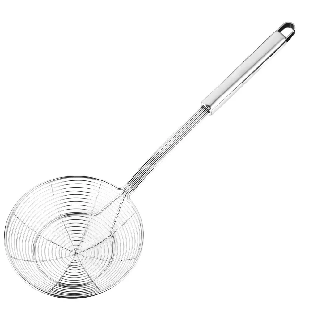 

Multi-functional Filter SpoonStainless Steel Solid Spider Strainer Skimmer Ladle With Handle Kitchen Tool Strainer Kitchen L5$