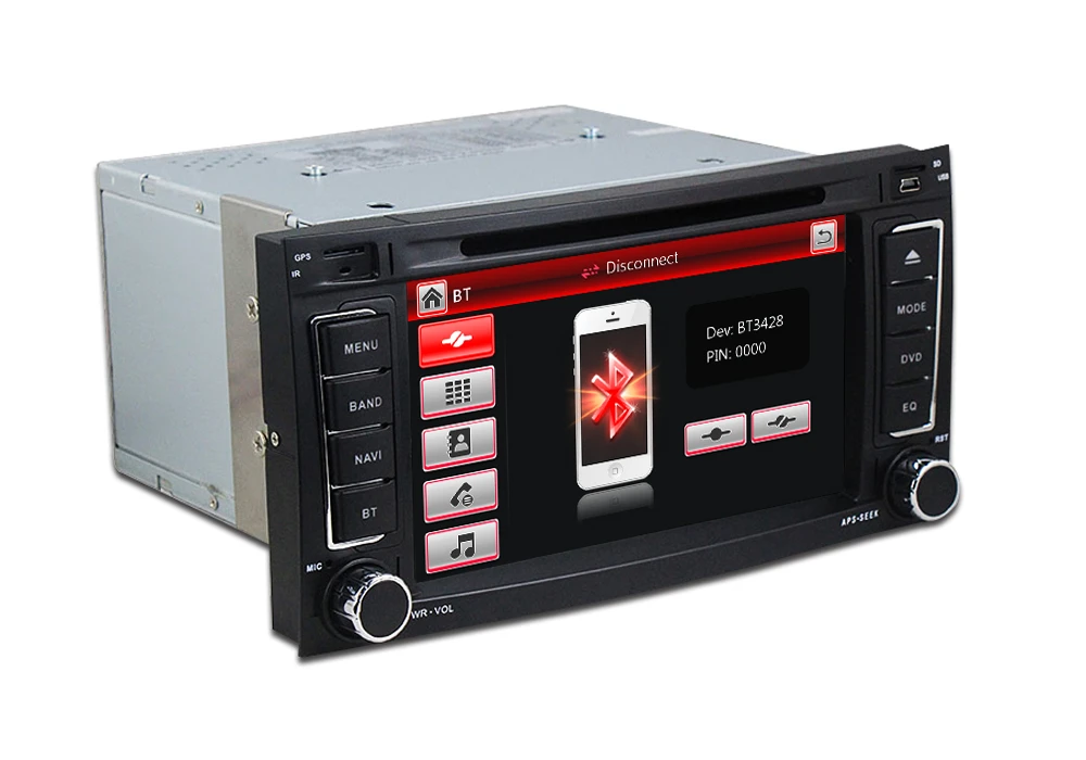 Clearance car dvd radio player for VW Volkswagen Touareg/Transporter T5 Multivan 2002-2010 car gps navigation system 7 inch 2 din canbus 20
