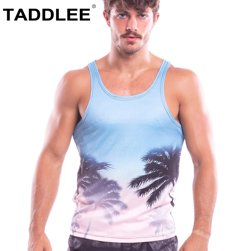 

Taddlee Brand 2018 New Men's Tank Top Shirts Tees Vest Sleeveless Outdoor Gym Run Basketball Undershirts Stringer Singlets Sport