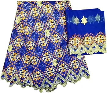 

2+5yards bazin brodé bazin riche getzner 2018 african lace fabric high quality french lace fabric nigerian lace fabrics HL-A2