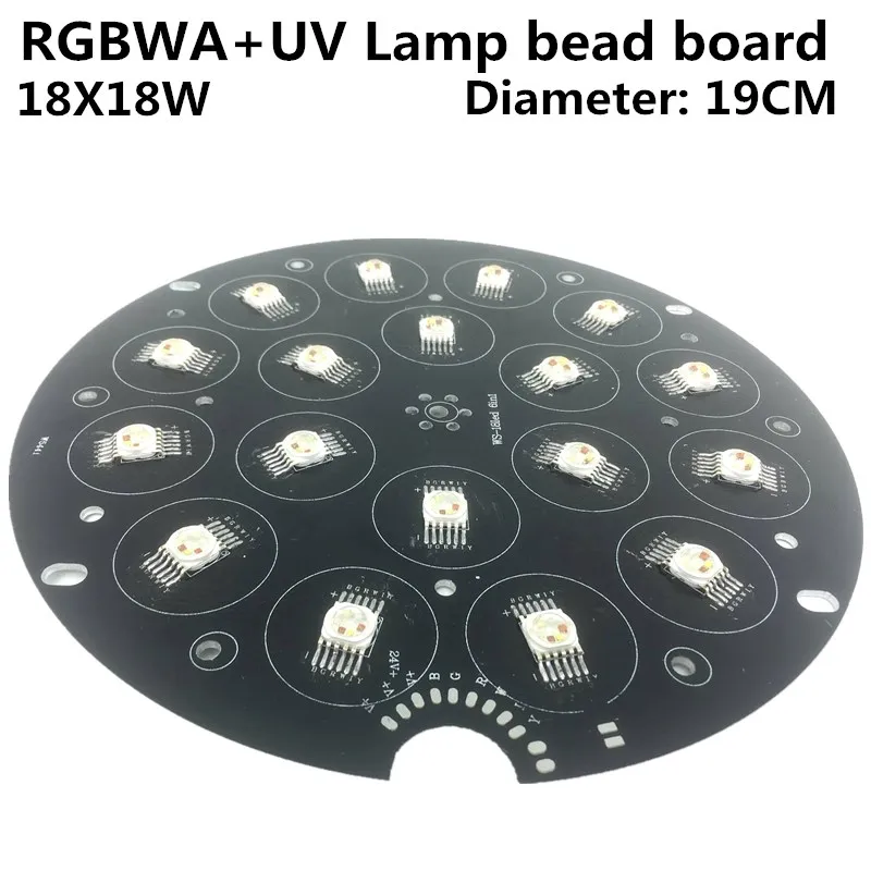 18 Вт RGBWA + УФ лампы 18x18 светодиодный PAR 6 в 1 светодиодные профессиональный